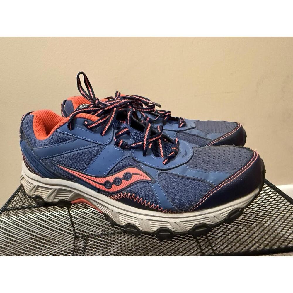 Saucony Escape TA - Women’s 8 - Blue Pink Trail Running Shoes